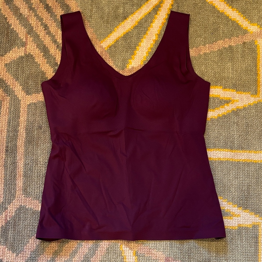 Knix Luxe lift Rich Burgundy Tank